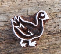 Ente, Druckstempel, Holzstempel, Stempel, Textilstempel, Tonstempel