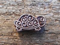 Schildkröte, Blaudruckstempel, Druckstempel, Holzstempel, Keramikstempel, Tonstempel