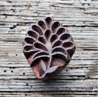 Holzdruckstempel, Stoffdruckstempel.