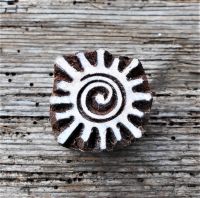Stoffdruckstempel, Blaudruckstempel, Druckstempel, Holzdruckstempel, Motivstempel