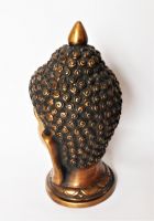 Buddhakopf, Figur, Skulptur, Messing