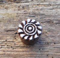 Holzdruckstempel, Druckstempel, Blaudruckstempel, Textilstempel
