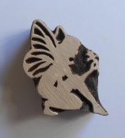 Motivstempel, Blaudruckstempel, Druckstempel, Holzstempel, Stoffdruckstempel