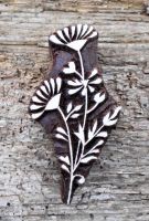 Druckstempel, Blaudruckstempel, Holzstempel, Stoffdruckstempel, Textilstempel