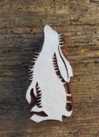 Hase, Blaudruckstempel, Druckstempel, Holzstempel, Keramikstempel, Stempel