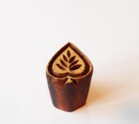 Holzdruckstempel, Druckstempel, Blaudruckstempel, Stoffdruckstempel