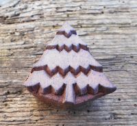 Druckstempel, Blaudruckstempel, Holzstempel, Stoffdruckstempel, Motivstempel, Baum