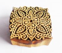 Holzdruckstempel, Druckstempel, Blaudruckstempel, Stoffdruckstempel