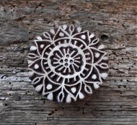 Blaudruckstempel, Druckstempel, Holzdruckstempel, Motivstempel